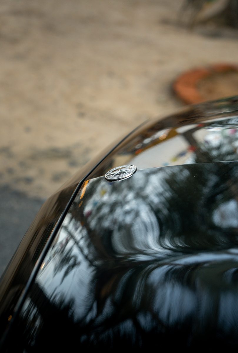 Colour-matched paint and finish on a European panel